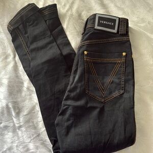 Versace Black Jeans